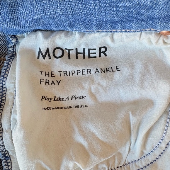 MOTHER The Tripper Ankle Fray in Play Like A Pirate Sz 27 - Picture 9 of 10